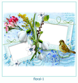 Floral Collages Frames 1