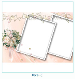 Floral Collages Frames 6
