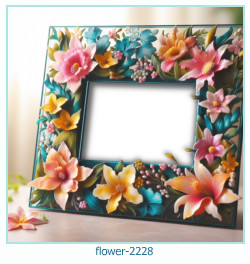 flower photo frame 2228