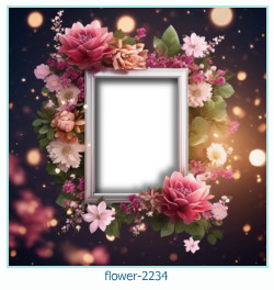 flower photo frame 2234